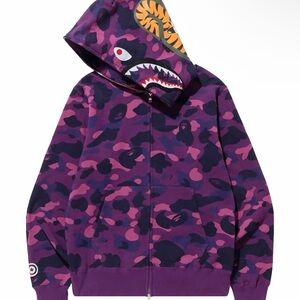 Purple Camouflage Hoodie